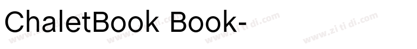 ChaletBook Book字体转换 ChaletBook Book字体转换